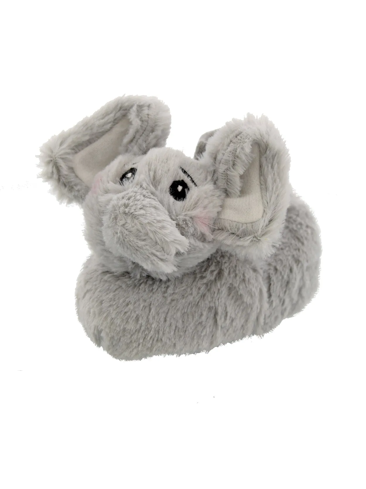 Yankee Toy Box Plush Elephant Sock Top Slippers