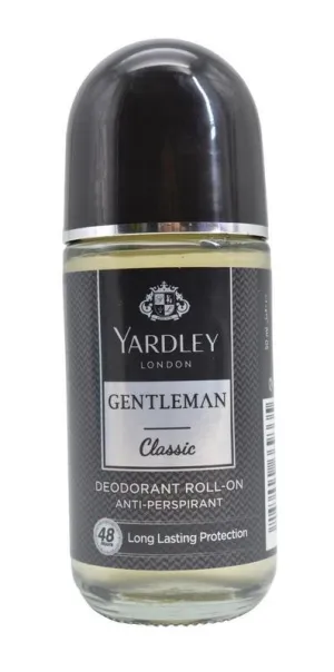 Yardley London Gentleman Classic Deodorant Roll On Alcohol Free