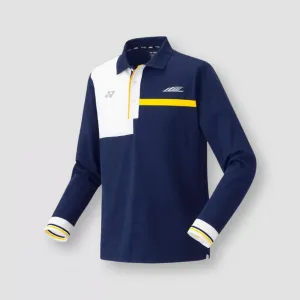 YONEX Lee Chong Wei Unisex Long-sleeve Polo Shirt 10619EX (Navy Blue)